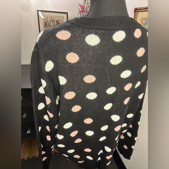 Polka dot PopSugar sweater size XL - Picture 7 of 10